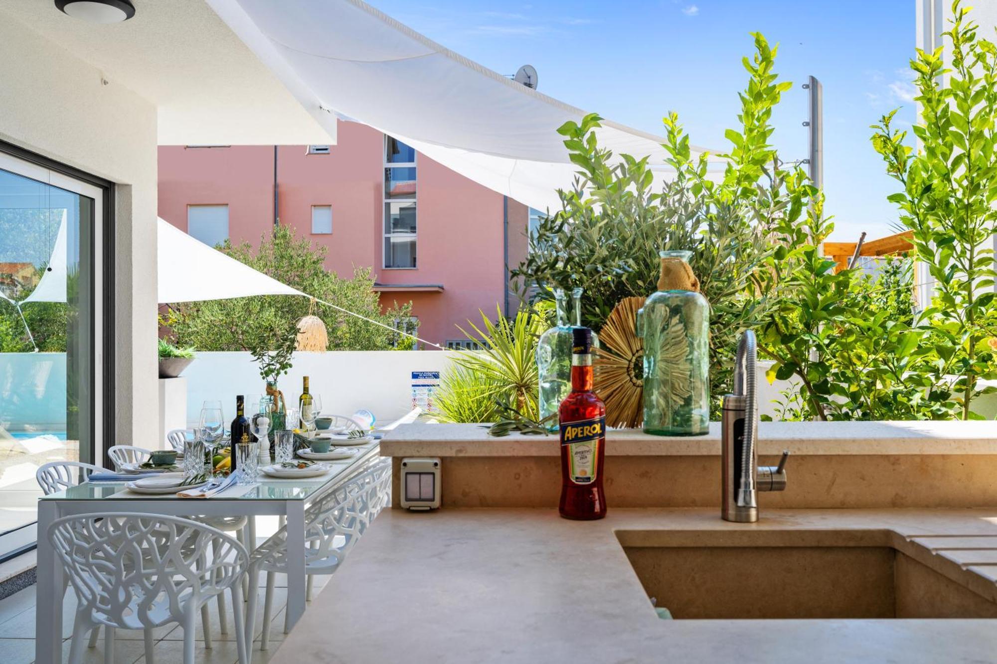 Adriatic Paradise Villa Vodice Esterno foto